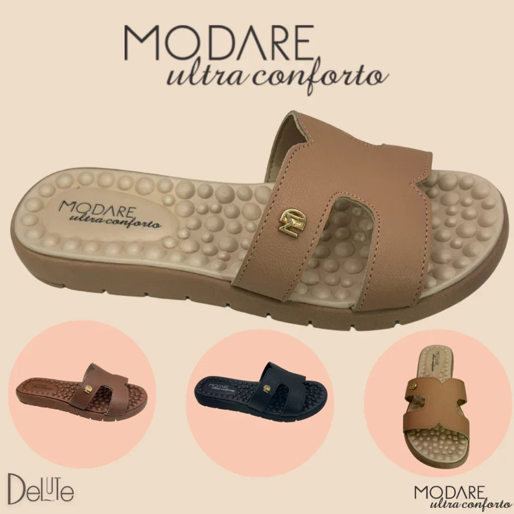 Sandalia Feminina Conforto Casual Modare Rasteira